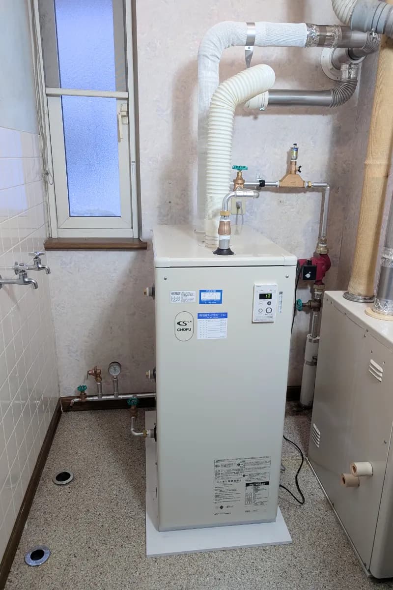 業務用暖房ボイラー交換工事（施工後）